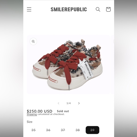 New without tags. Gifted to me, never worn before. Size 39 in Asian footwear. - Picture 2 of 5